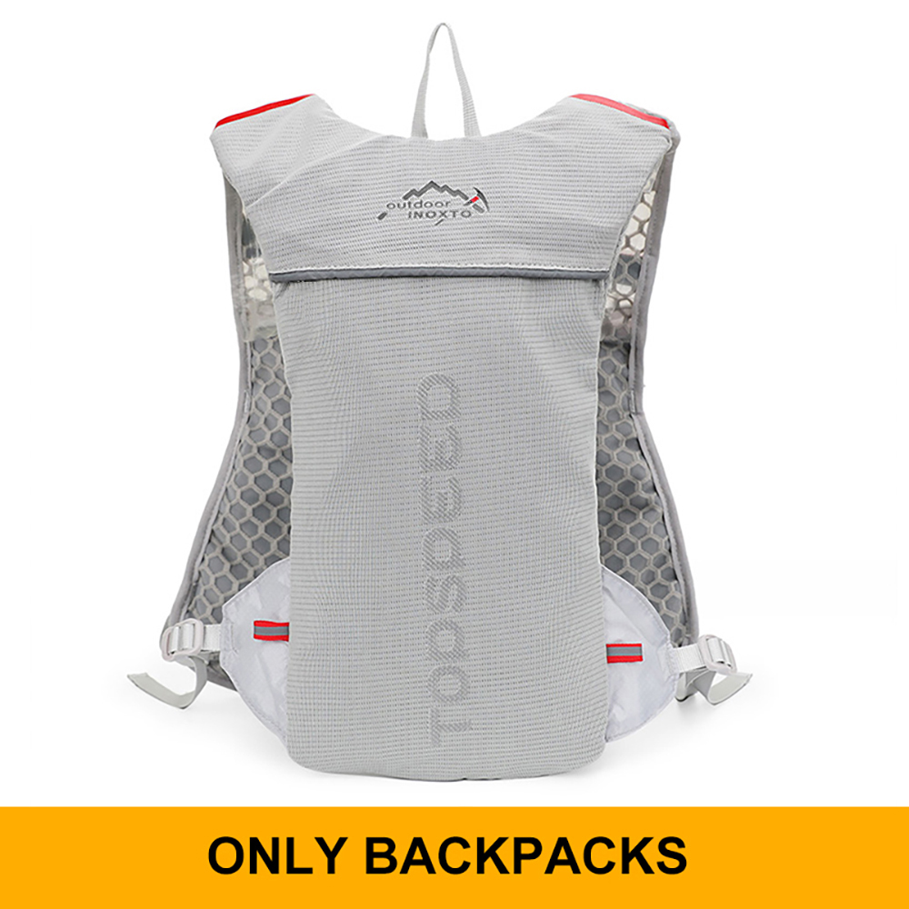 Ultralichte rugzak voor trailrunning, hardloopvest, ademend hardloopvest voor marathons: Zwarte kleur