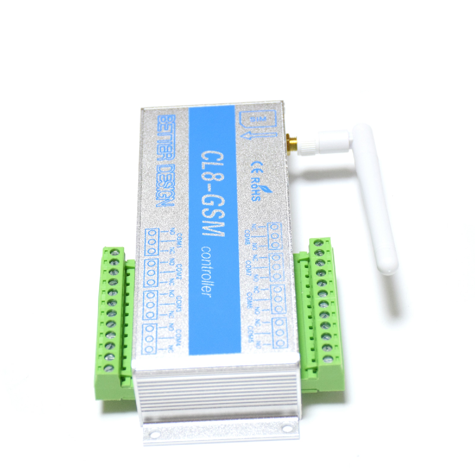 Anpwoo 8 Kanaals Relais CL8-GSM Sms Gsm App Remote Controller Wireless On/Off Schakelaar Voor Gate Deuropener Operator