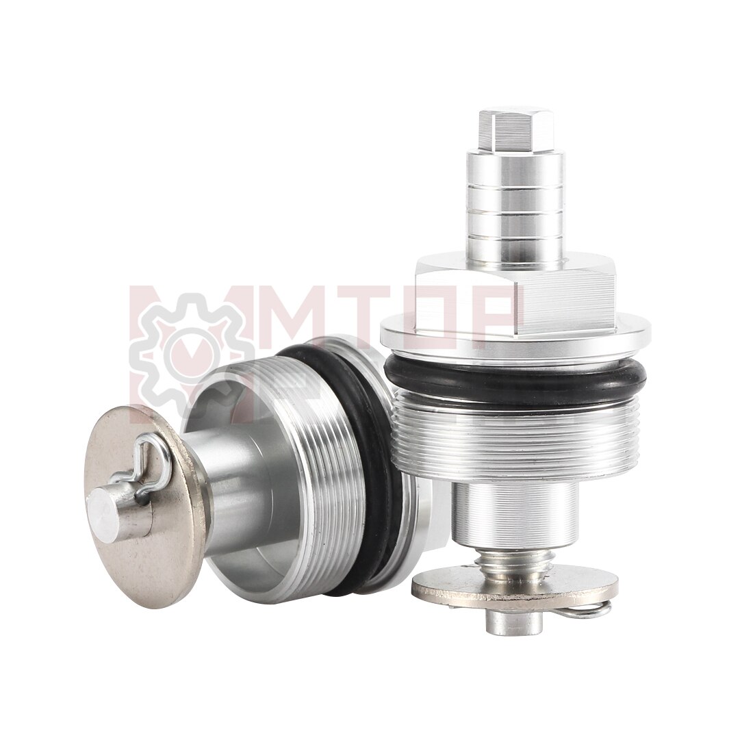 Tappi forcella precarico per Yamaha SDR200 1987 SRX250 1991 bulloni bulloni forcella esagonali regolabili: Argento