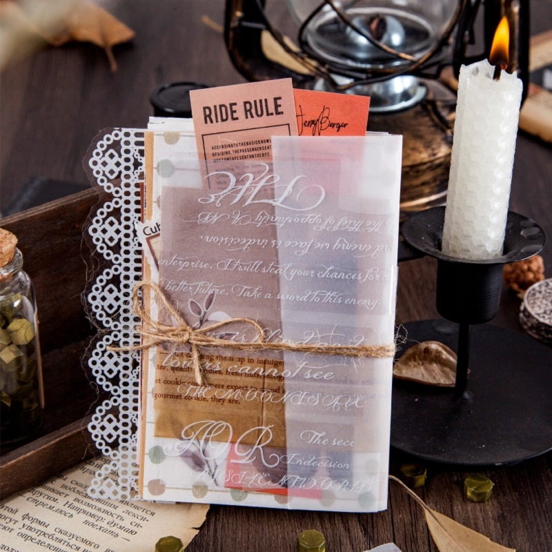 Mr.paper 8 ontwerpen 20pc letters serie sticker sc... – Vicedeal