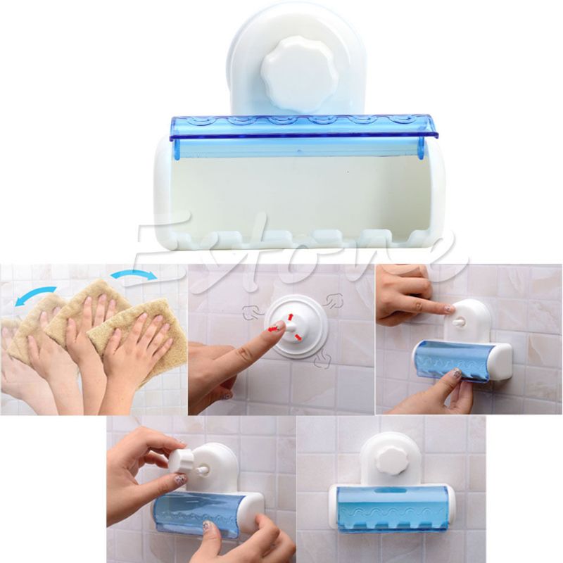 Toothbrush Spinbrush Suction Holder Wall Mount Stand Rack Home Bathroom GXMB
