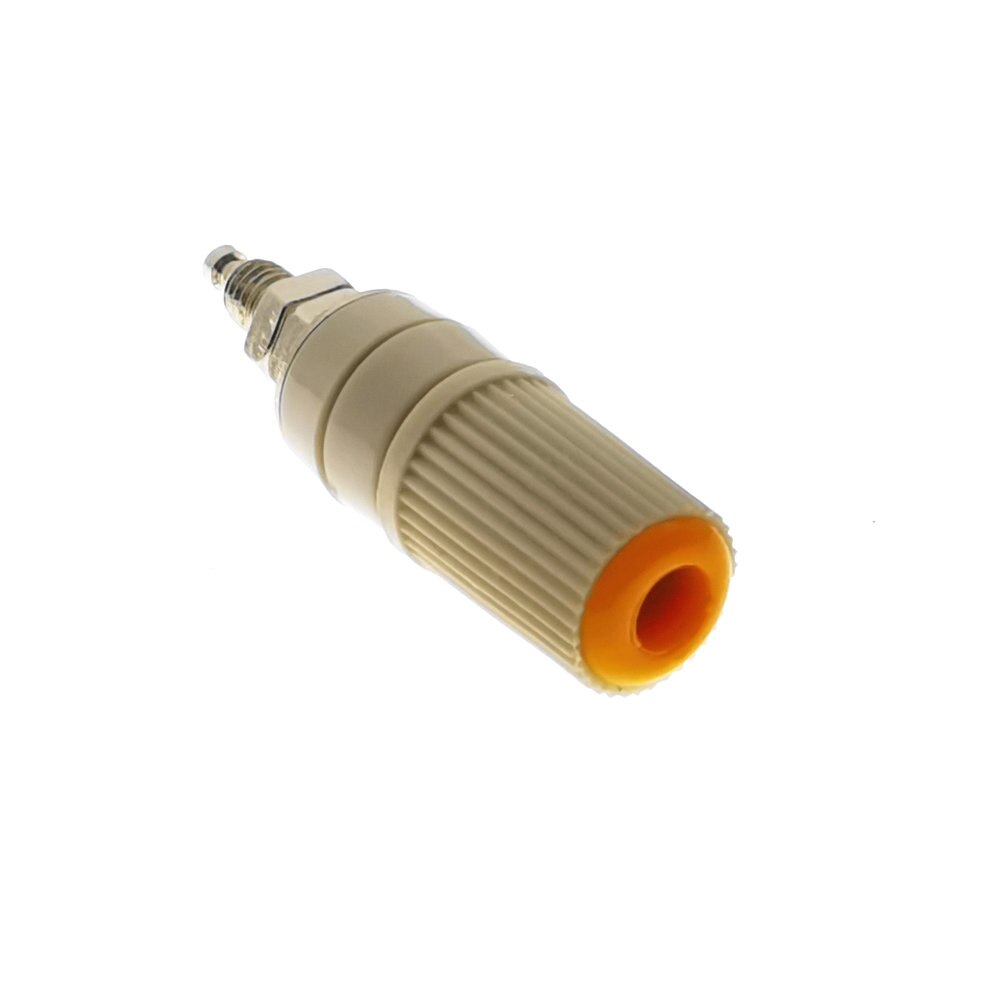1 st 30a kontakter förstärkare terminal bindande post banan högtalare plug jack adapter uttag: Gul