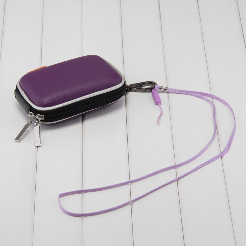 Camera bag for Sony DSC-WX220 W830 W810 W800 for Nikon COOLPIX A300 A100 S3700 for Panasonic LUMIX FT30 Camera case Waterproof: purple