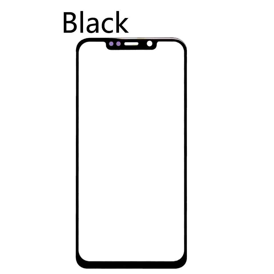 Exterior da tela para motorola moto p30 nota tela de toque painel frontal display lcd exterior lente cobertura vidro reparação substituição: Black-No tool