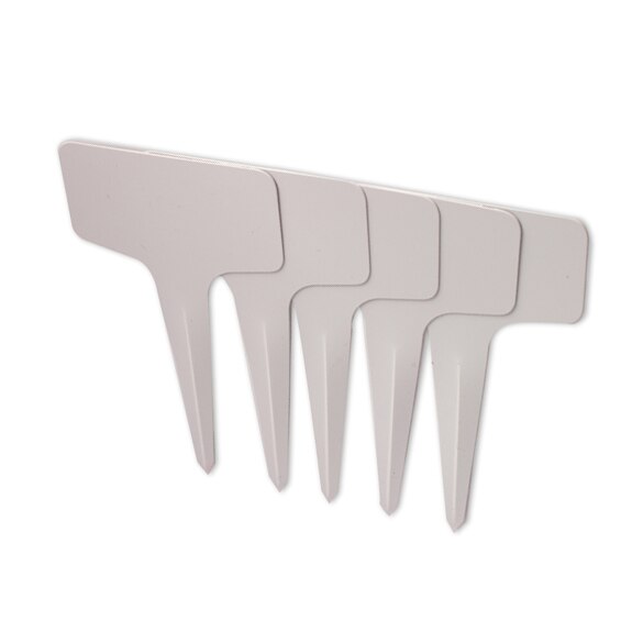 Etiquetas de plástico para plantas de semillero, marcador giratorio tipo T de 6x10cm, para vivero, jardinería, 50 Uds.