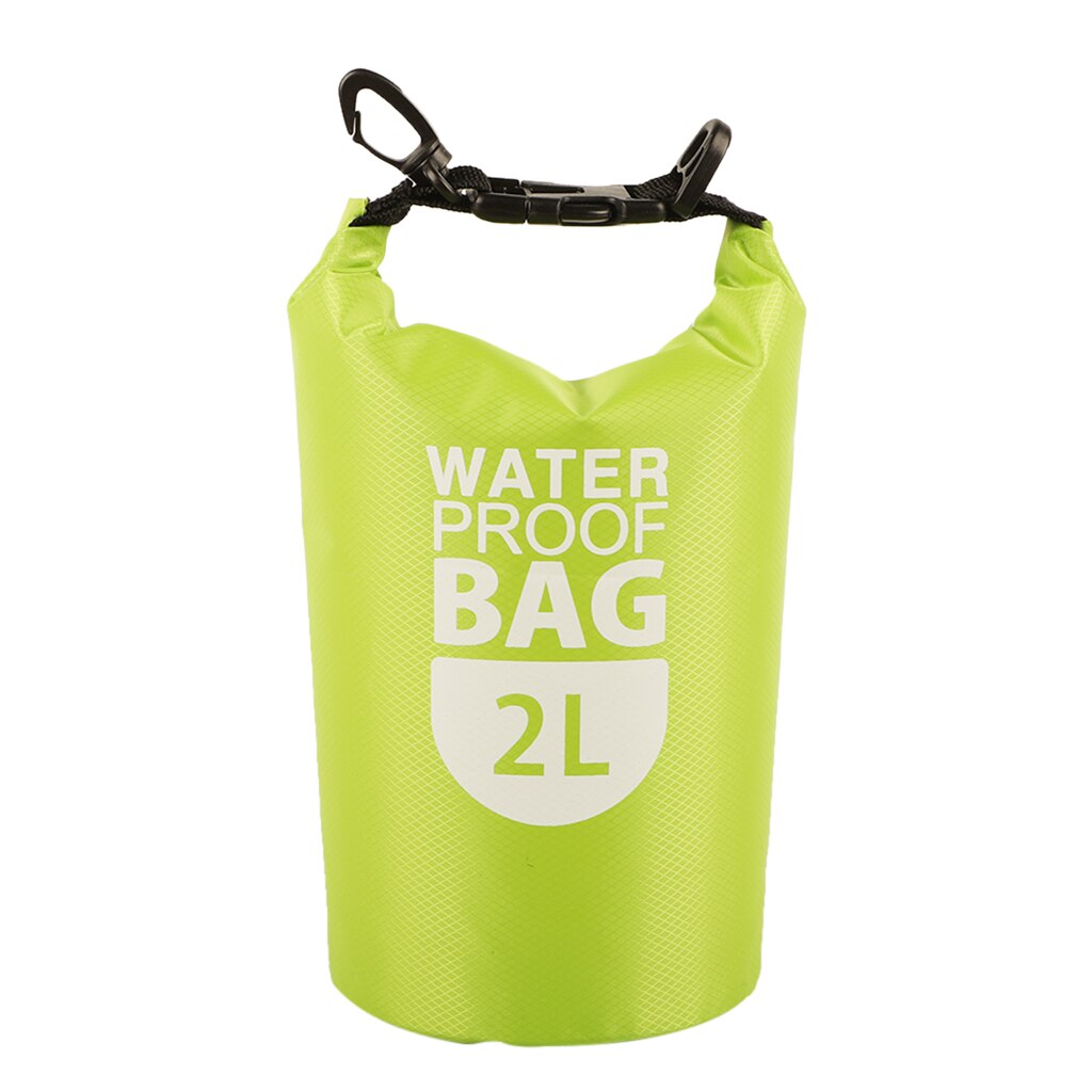 2L Waterproof Dry Bag Sack for Swimming Kayaking Cycling Biking Camping Hiking - Various Colors: Green