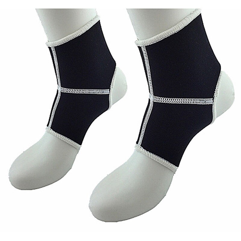 Protección de tobillo supersuave para gimnasio, vendaje de pie, tobillera elástica, soporte deportivo para Fitness, 1 par