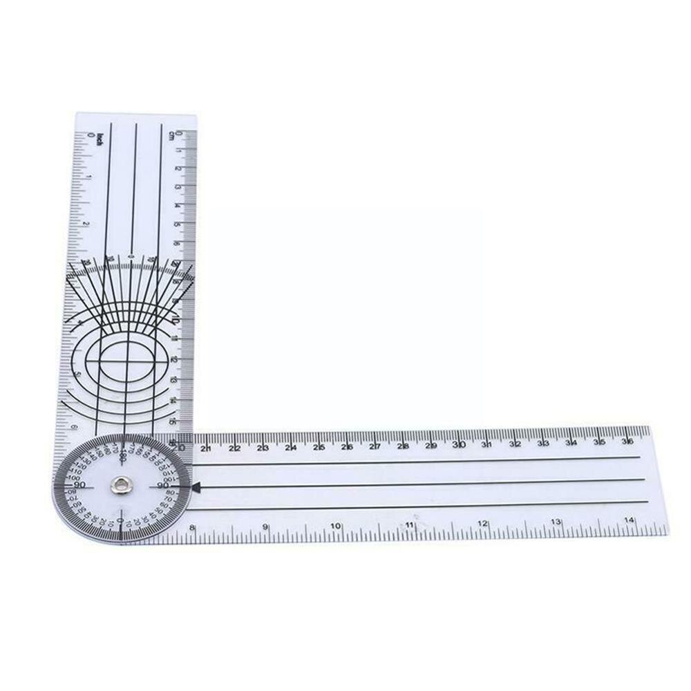 30cm Korean Flexible Folding Ruler Multifunction Plastic Stationery Rulers Kids Students School Office Drawing B4f8