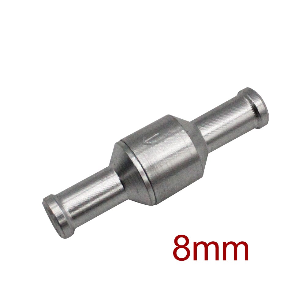 6mm 8mm 10mm 12mm Inline One-way Non-return Check Valve Fuel Water Gas Air Vacuum Aluminum Valve