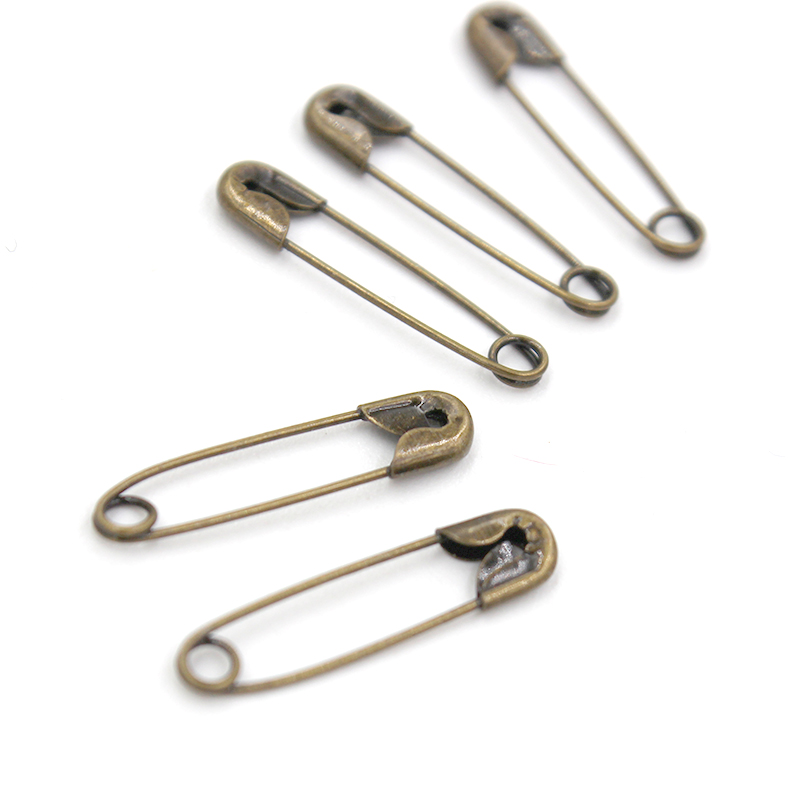 200 pçs liga preto pequenos pinos de segurança descobertas broche ferramenta de costura tricô ponto marcador tag pinos clipes diy artesanato suprimentos 5x19mm: Cinza escuro