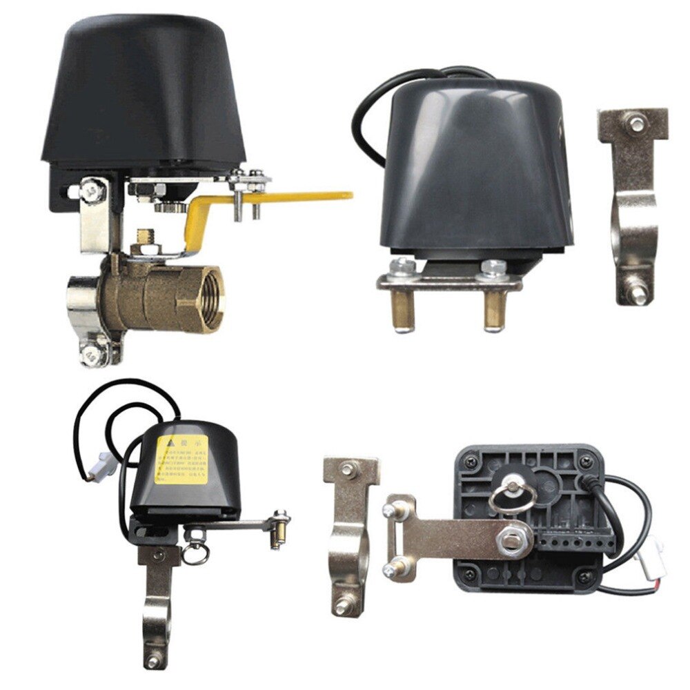 Dc8v-dc16v automatiske manipulator afspærringsventiler til alarmafspærring gas vandrørledning sikkerhedsanordning til køkken og badeværelse