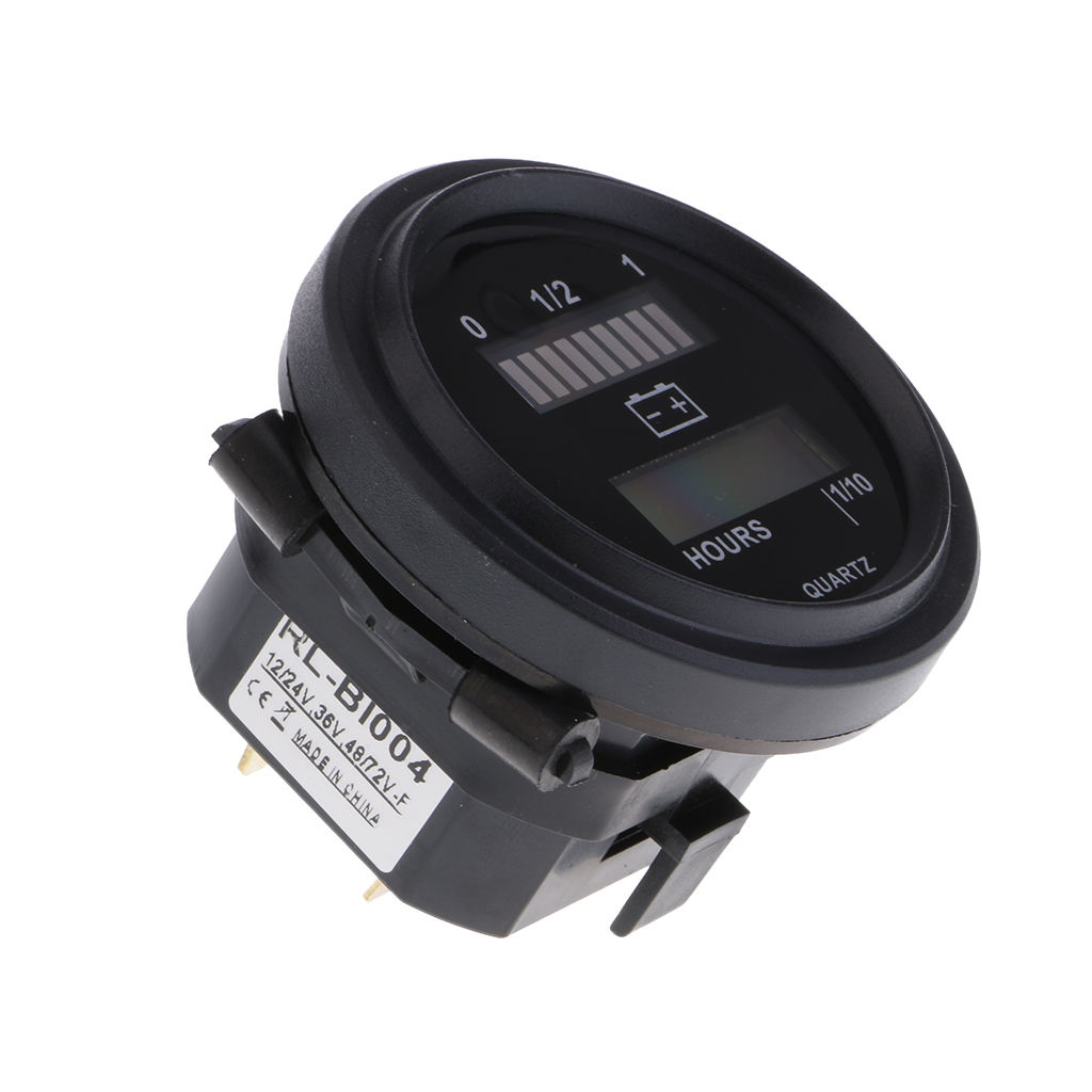 2 "Hour Meter 12v 24v Engine Marina Boat Charge Status Indicator