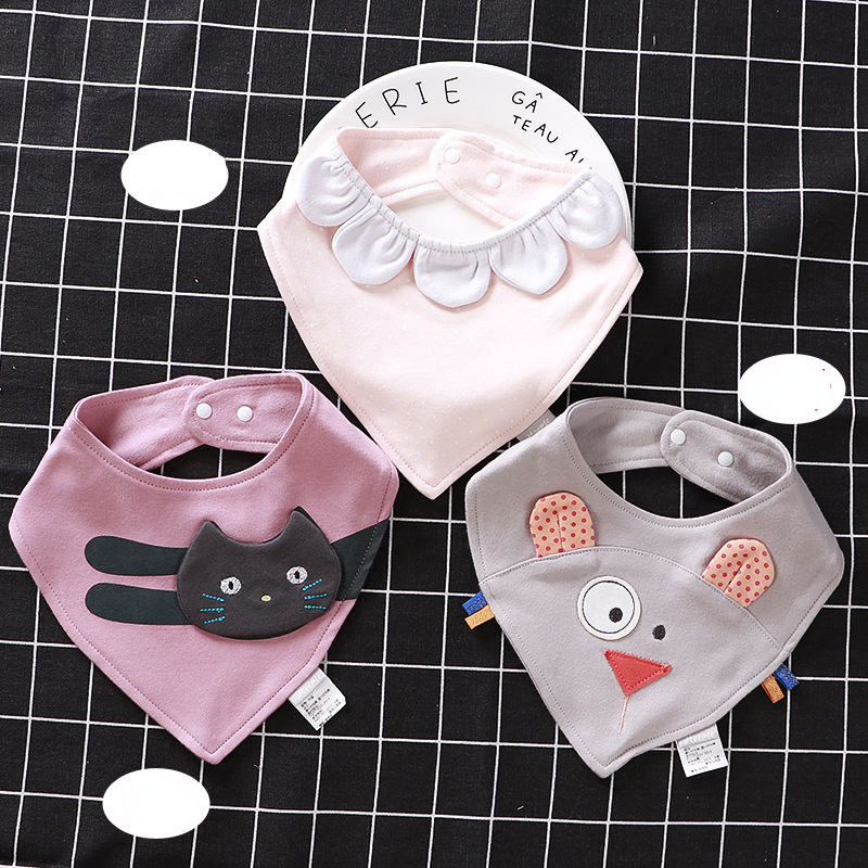 Leuke Katoenen Baby Bandana Slabbetjes Kids Driehoek Spuugdoekjes Sjaal Voeden Kiel Speeksel Handdoek Voor Jongens Gilrs Zuigeling Peuter Infant