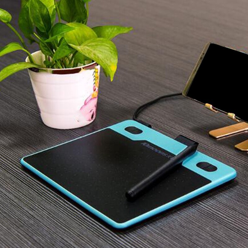 10 lunas 6 pulgadas tableta gráfica ultraligera pluma firma tableta Ie dibujo tableta para Android IOS
