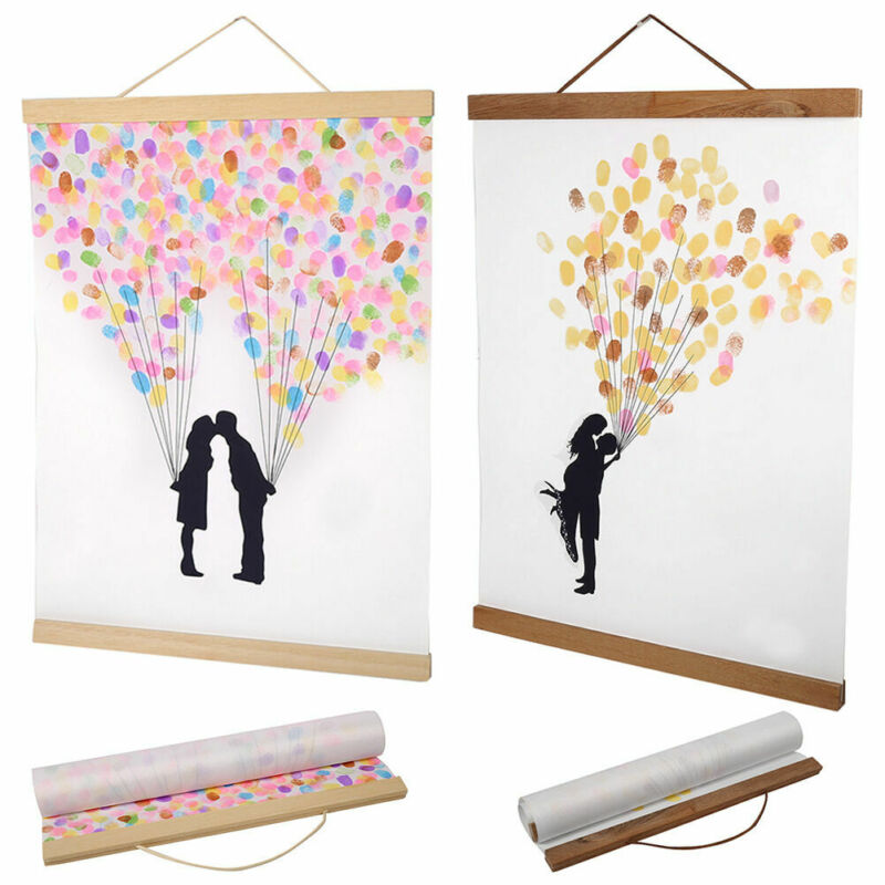 Moderne houten magnetische fotolijst klein groot formaat wandposter rolhanger 21/30/40/50/60cm