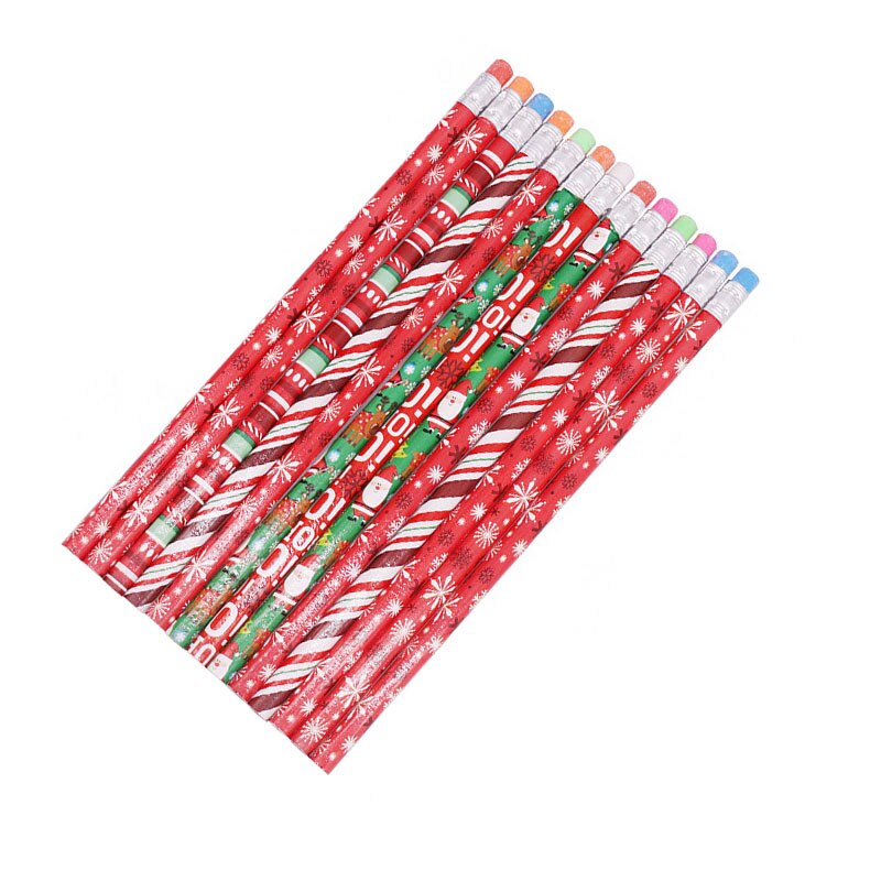 5 Pcs Hb Potlood Student Tekening Potlood Gum Potlood Kerstcadeau Briefpapier Schets Potlood Schilderij Kerstcadeau