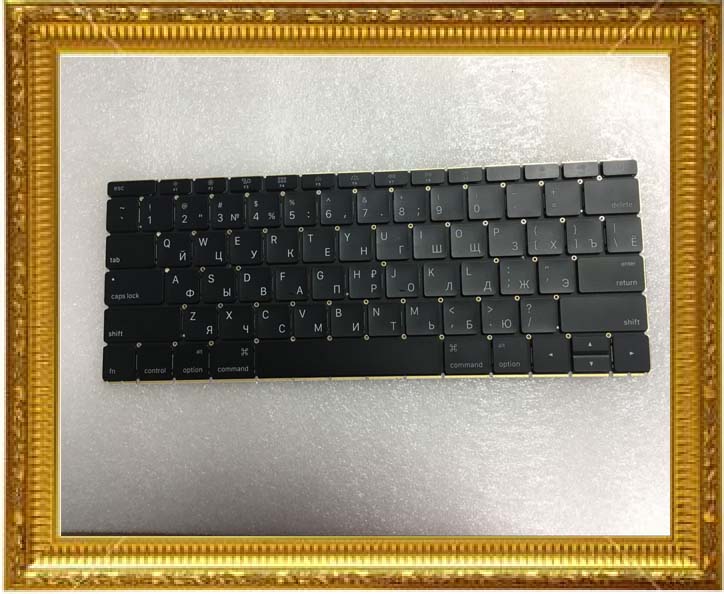 Original Laptop A1534 Keyboard RU Standard For Macbook A1534 Russian Keyboard with Small Enter Keys Year