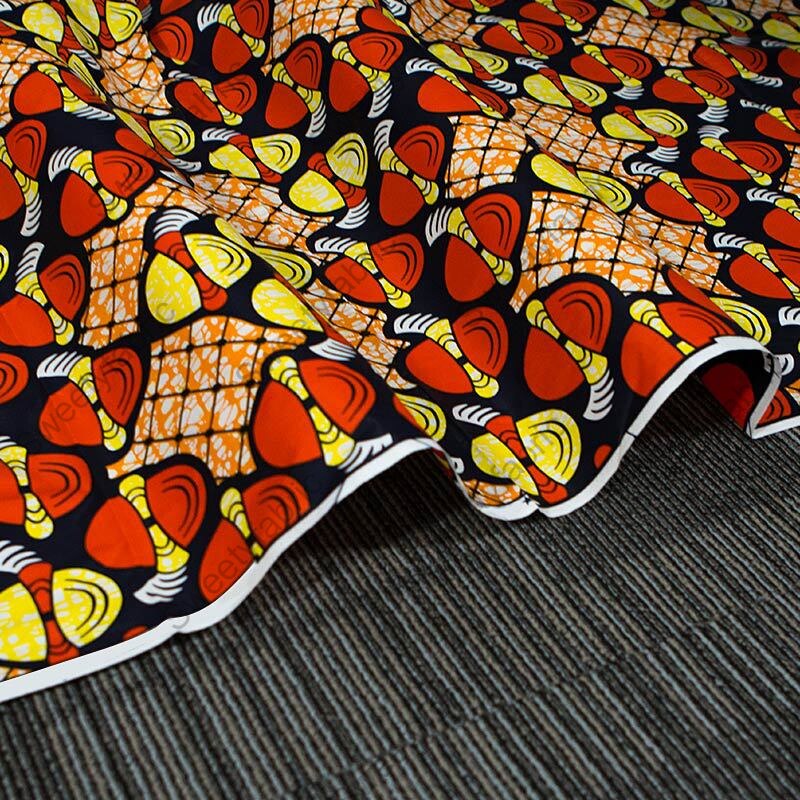 100% Cotton Wax African Fabrics 6 Yards Nederlands Prints Pagne ankara Veritable Holland For Sewing Party Dress Bed