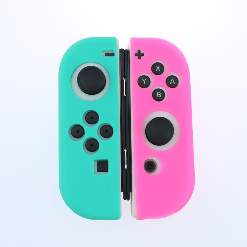 ChengHaoRan Gomma di Silicone Della Pelle Della Copertura di Caso Per Nintendo NS Interruttore Gioia Con Controller Per NX Joycon Anti-slittamento Morbido caso: No.62