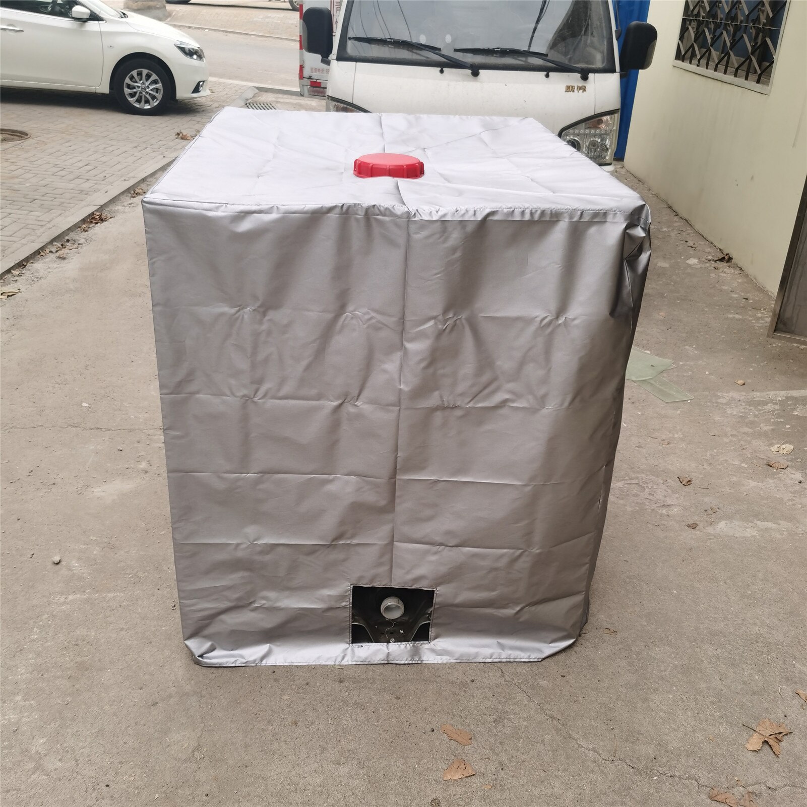 IBC Ton Bucket Dust Cover Ton Bucket Rain Cover Sunshade IBC Ton Bucket Accessories 1000L Ton Bucket Dustproof Cover