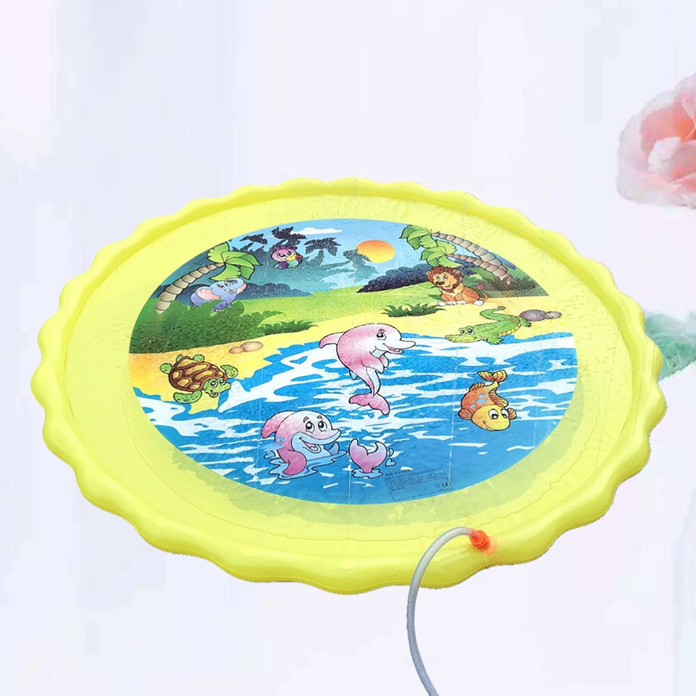 1pc sammenleggbare morsomme lekeputer vannspraymatte spraypute for barn