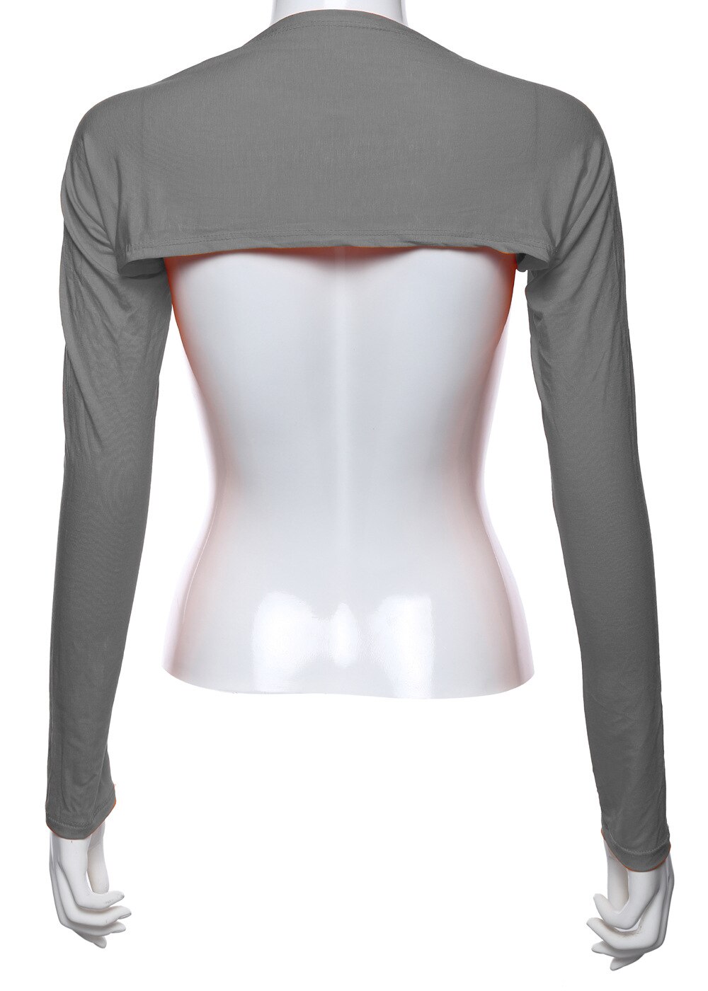 Femmes Hijab musulman Armer manches couverture haussement d'épaules boléro Hayaa Armer plus Oversleeves Stretch Protection turquie eau manches aléatoire: grey