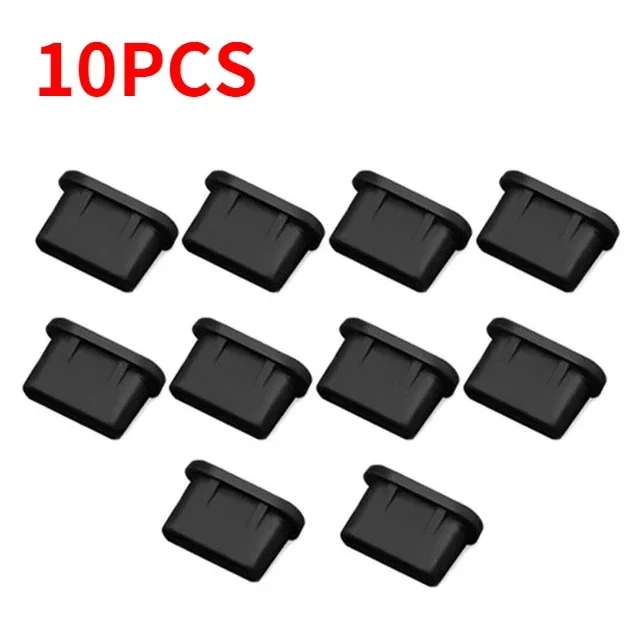 Tapones antipolvo de silicona suave para puerto de carga USB tipo C, tapa protectora a prueba de polvo y agua para teléfono móvil para Samsung y Huawei: YELLOW