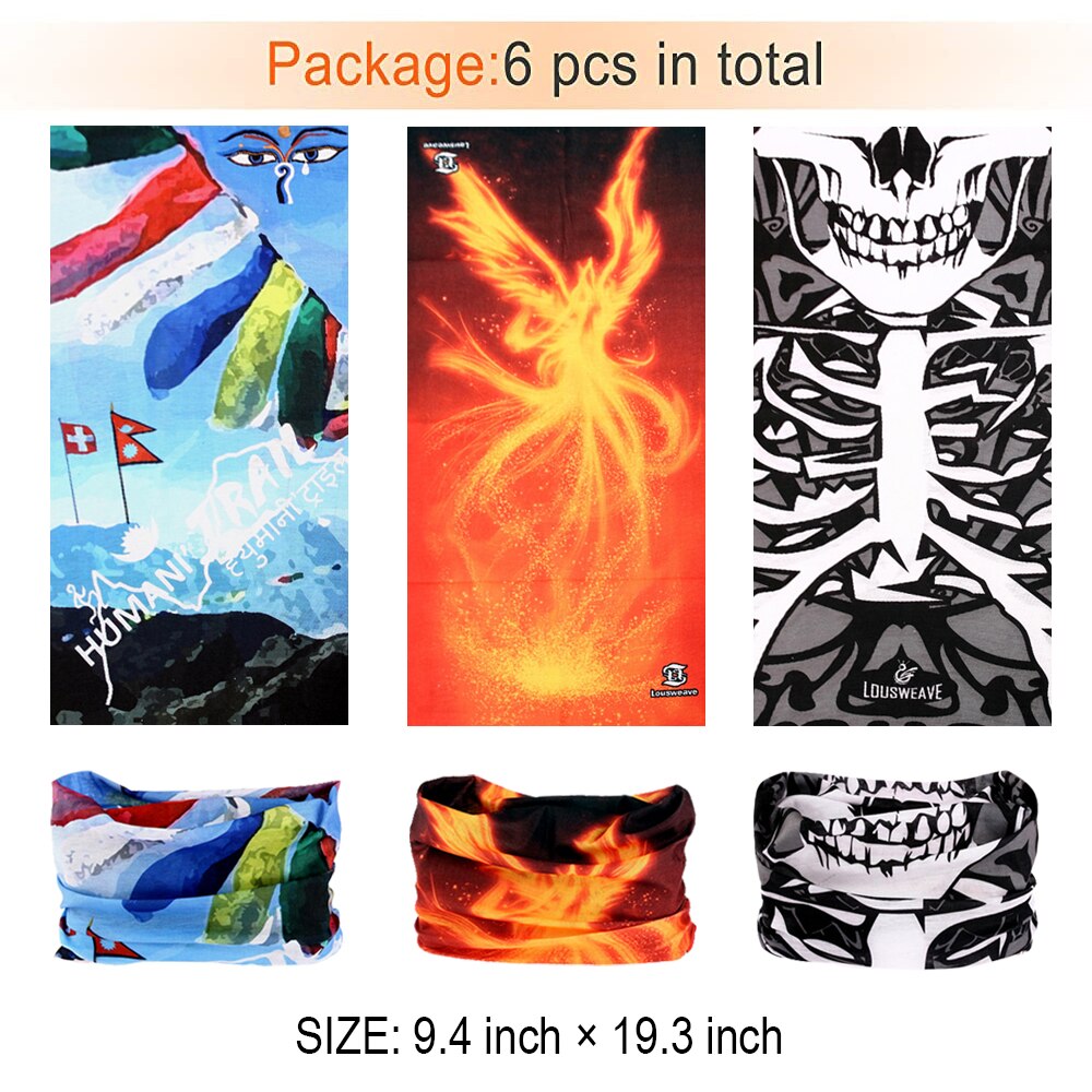 Windproof Bicycle Seamless Magic Bandana Cycling Headband Outdoor Sport Ski Bandana Headwear Mask Bicycle Scarf