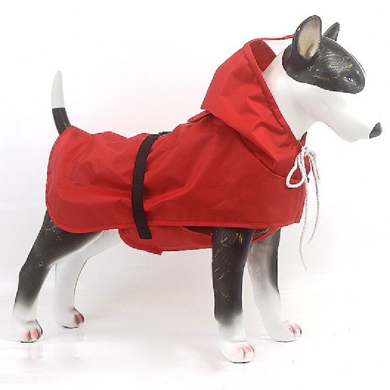 Impermeabile per cani impermeabile abbigliamento per animali abbigliamento antipioggia cucciolo giacca antipioggia pomerania maltanica Spitzbn Bichon barboncino Schnauzer abbigliamento per cani: Rosso / M