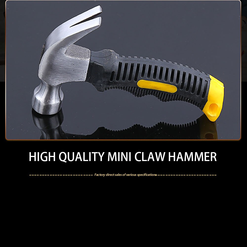 Draagbare Mini Shockproof Klauw Hamer Auto Multifunctionele Hamer Ontsnappen Hamer Anti-Slip Plastic Klauw Hamer Huishouden