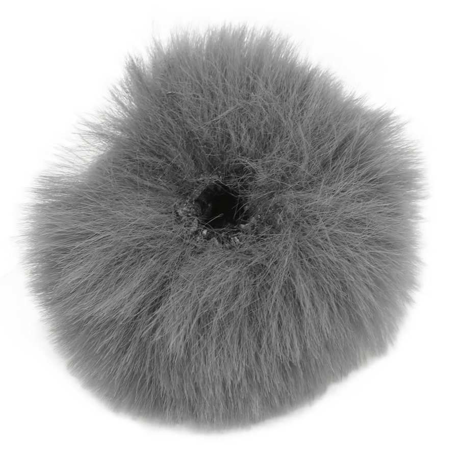Windschutz für lavalier-mikrofone, kunstfell-ansteckmikrofon-windschutz zur geräuschreduzierung für lavalier-mikrofone mit 1cm/0.4in öffnungen