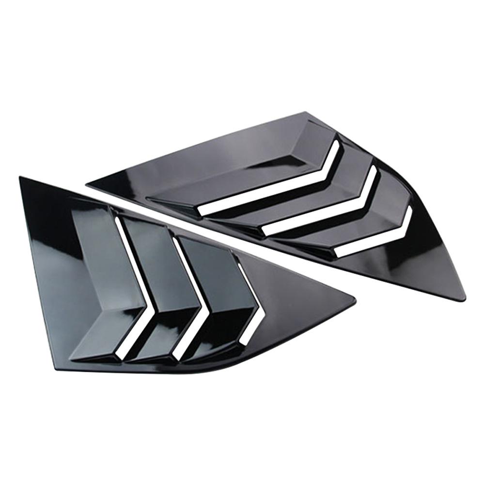 For Ford focus ST RS MK3 Car Rear Window Blinds Side Tuyere Louvers Vent Car Shutters: Gold