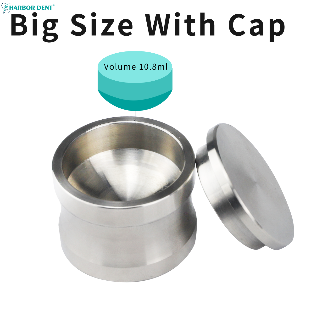 Cuenco mezclador de comida de hueso Dental, instrumento de implante de odontología, taza de polvo de hueso, tazón mezclador de acero inoxidable, herramientas de dentista: Negro