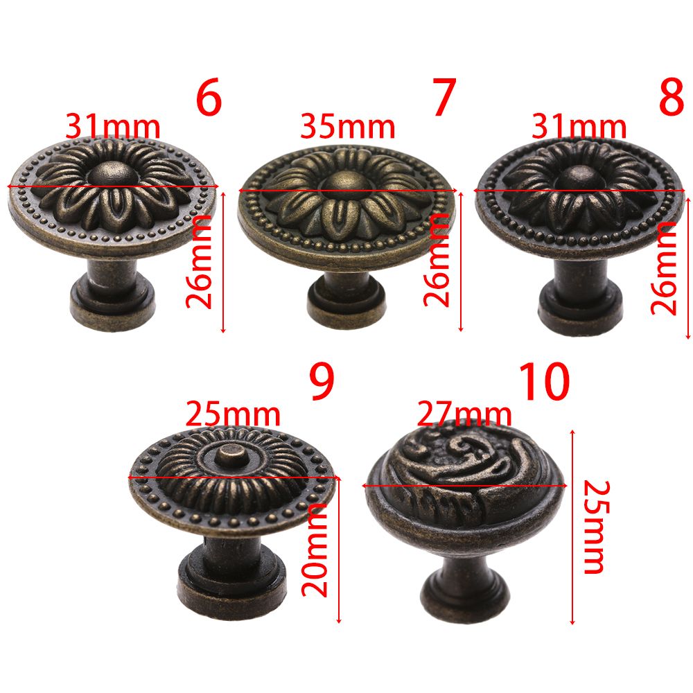 2 stuks antieke stijl handgrepen, bronskleurige retro legering, keukenladeknoppen, kastdeurknoppen, meubelbeslag