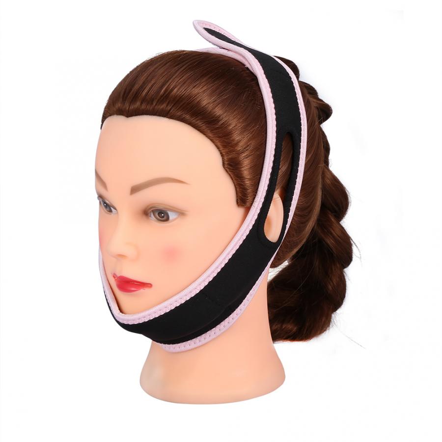 Sova ansiktslyft mask massage shaper ansikts bantning haka hals lyft upp bandage korrigering bälte ansiktsformare bandage ansiktskorrigerare