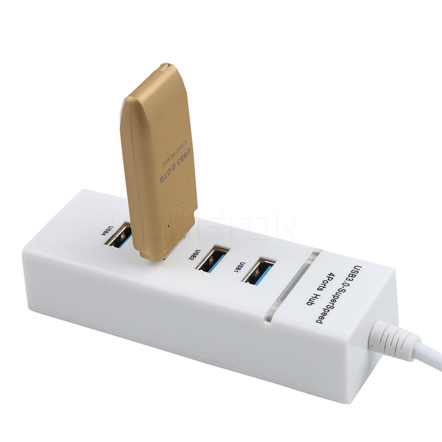 4 Ports High Speed HUBs Hi-Speed 4 Port USB 3.0 Multi HUB Splitter Expansion For Desktop PC Laptop Adapter USB HUB