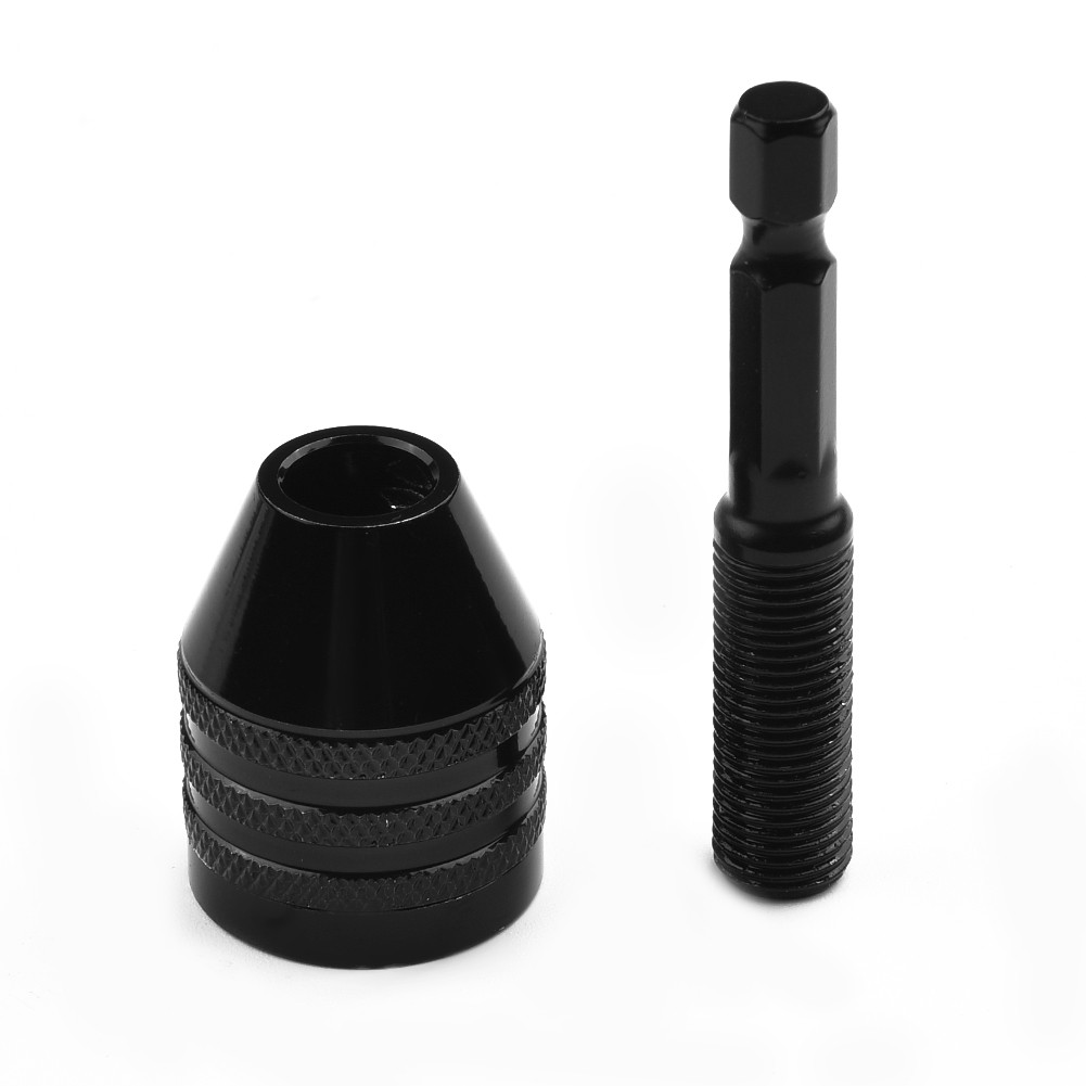 Mini portabrocas sin llave de 0,3-8mm, brocas eléctricas autoapretadas, herramientas de fijación de pinza, convertidor de cambio rápido de vástago hexagonal de 1/4 pulgadas