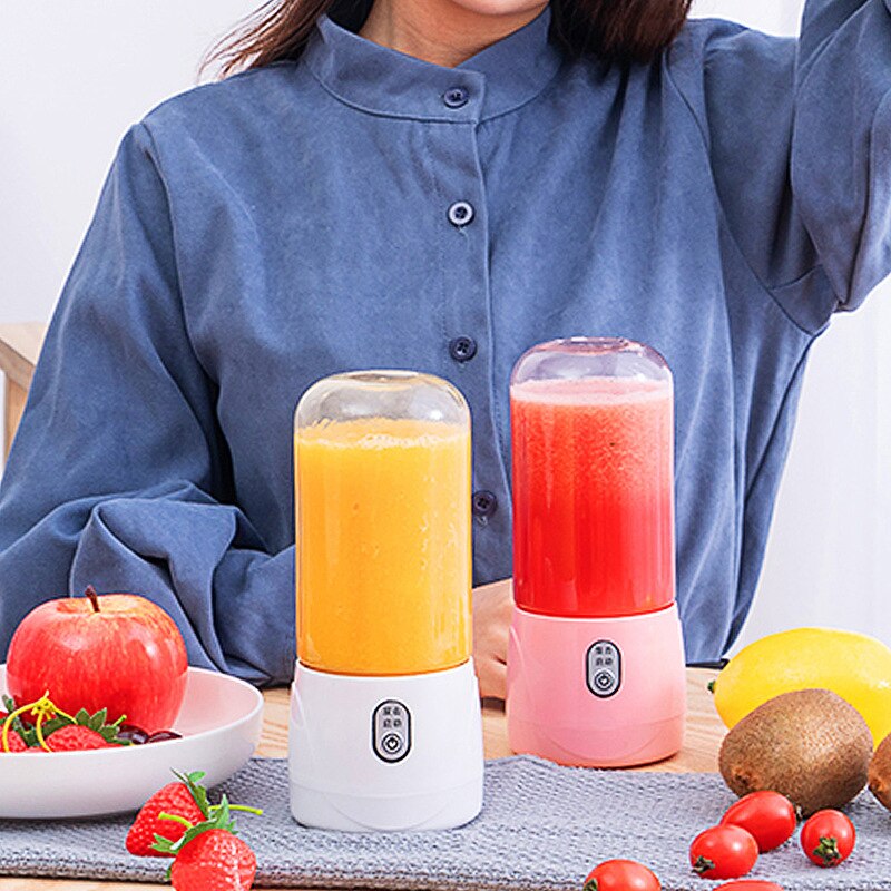 Portable mini juicer Small household electric juicer cup Hand-held rechargeable multi-functional fruit juice cup