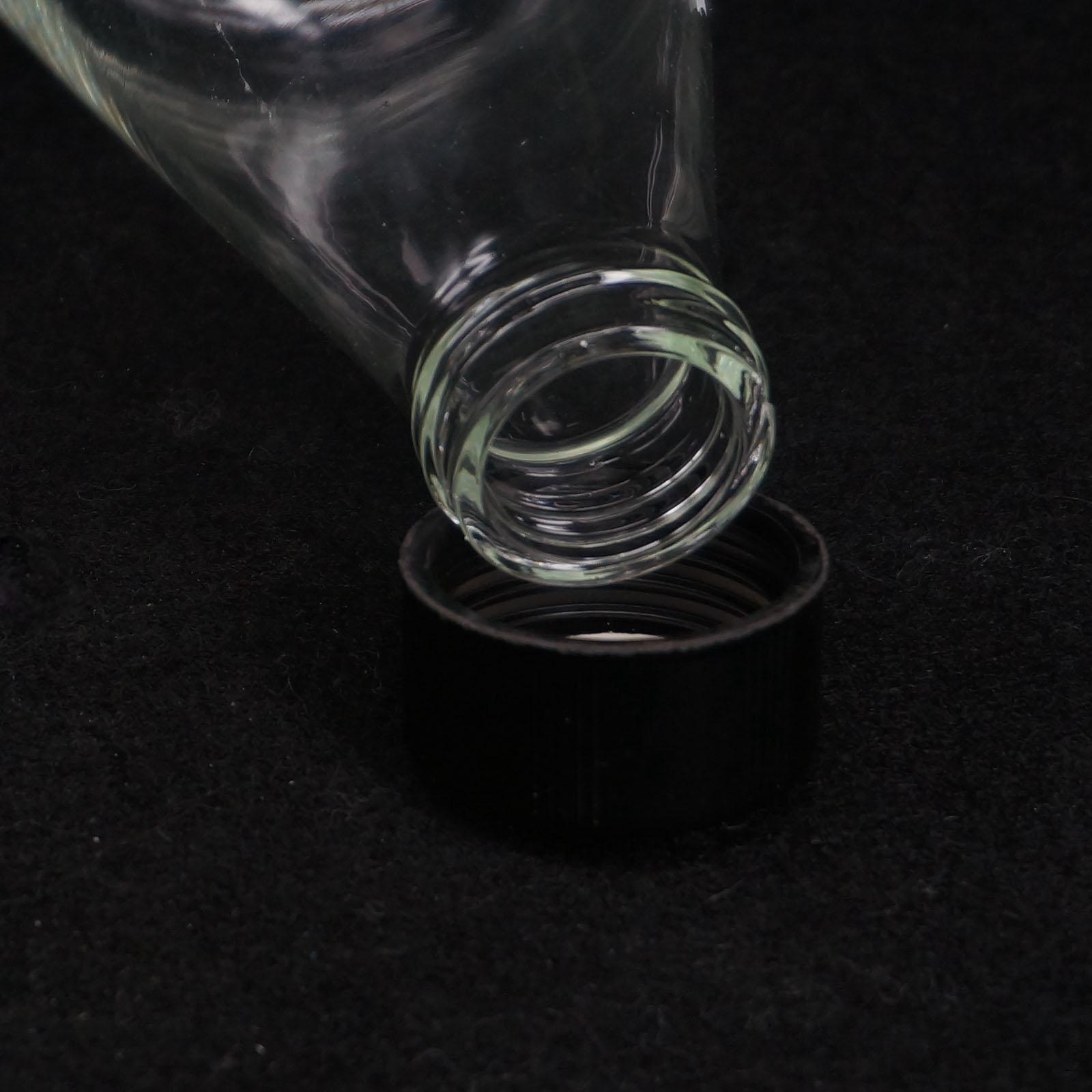 Borosilicon Glass 150ml Conical Erlenmeyer Narrow Mouth Screw Cap Flask Lab Glassware