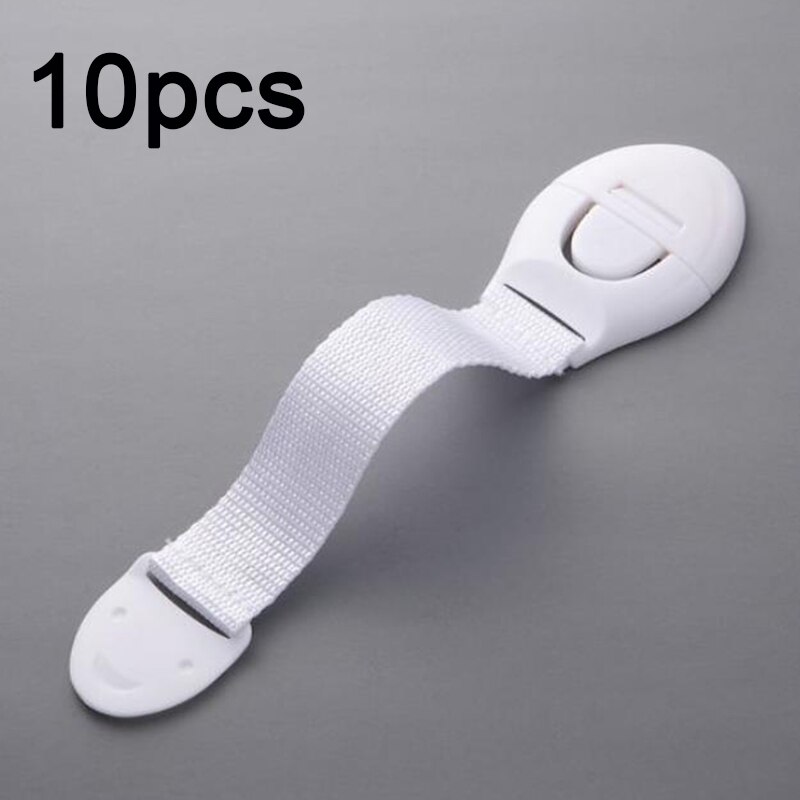 10Pcs/Lot Baby Child Safety Lock Protection Locking Doors for Children&#39;s Plastic Protection Toddler Kids Safety Cabinet Locks: Default Title