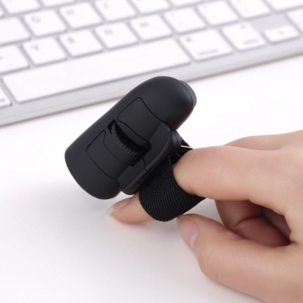 Universal 2.4GHz USB Wireless Finger Rings Optical Mini Mouse 1600Dpi For Notebook Laptop Tablet Desktop PC Mouse