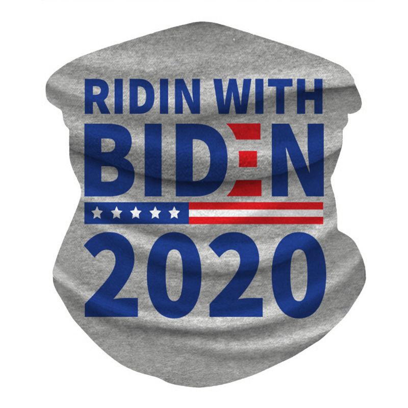 Joe biden bedrukt gezichtsmasker halve zon stofbescherming sjaal 3d print  x3uf: 2