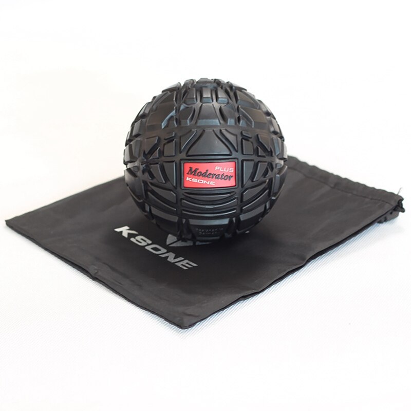 KSONE Massage Ball Roller Deep Tissue,Muscle Release Trigger Point Therapy Ball 4.75Inch Texture Surface Hard Roller Ball