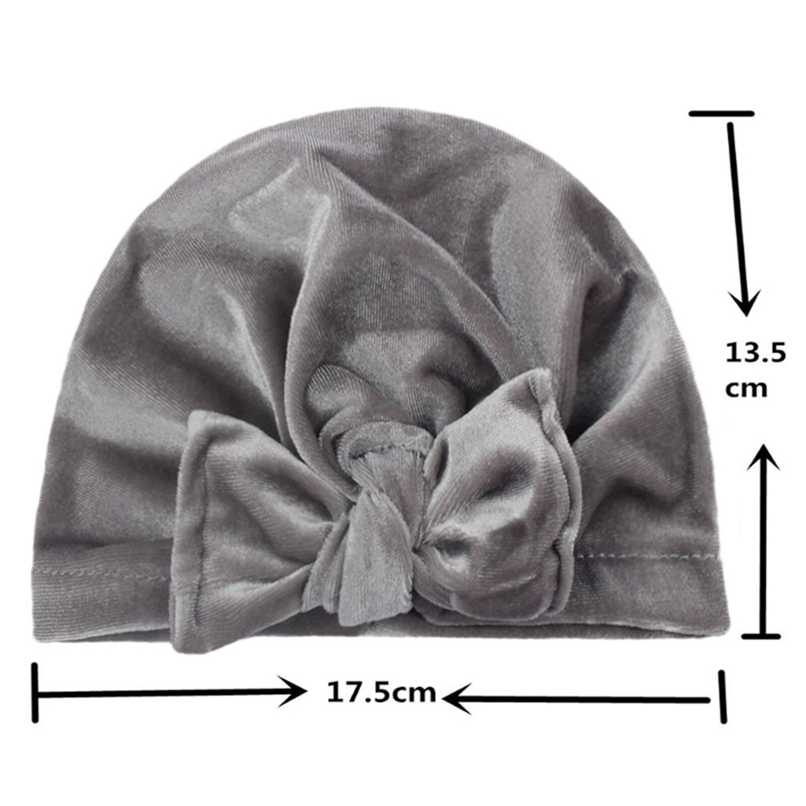 Knot Solid Pleuch Baby Headbands Toddler Headwraps Baby Flower Turban Hats Babes Caps Elastic Hair Accessories