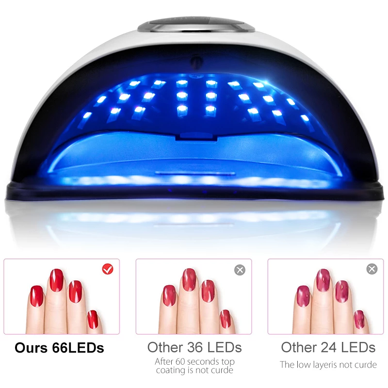 SONNE X11 Max Lampara UV LED Nagel Lampe für Trocknen NäGel Gel Polnisch Mit Bewegung spüren Professionelle UV Lampe für manikübetreffend Salon