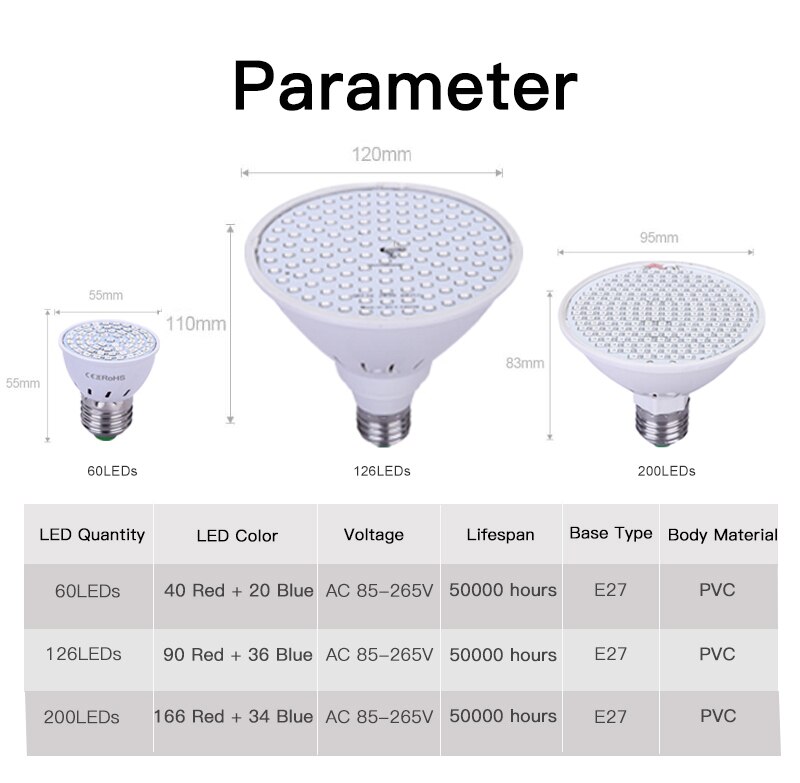 Phytolamp para plantas e27 led cresce a luz phytolamp espectro completo phyto lâmpada para plantas horticultura para semeadura flores