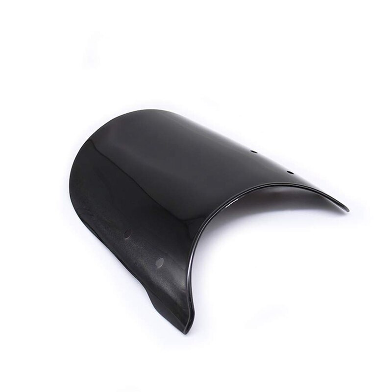 Motorsykkel frontlys fairing frontrute frontrute kompatibel til triumf bonneville 2001-t100 2003-( svart)