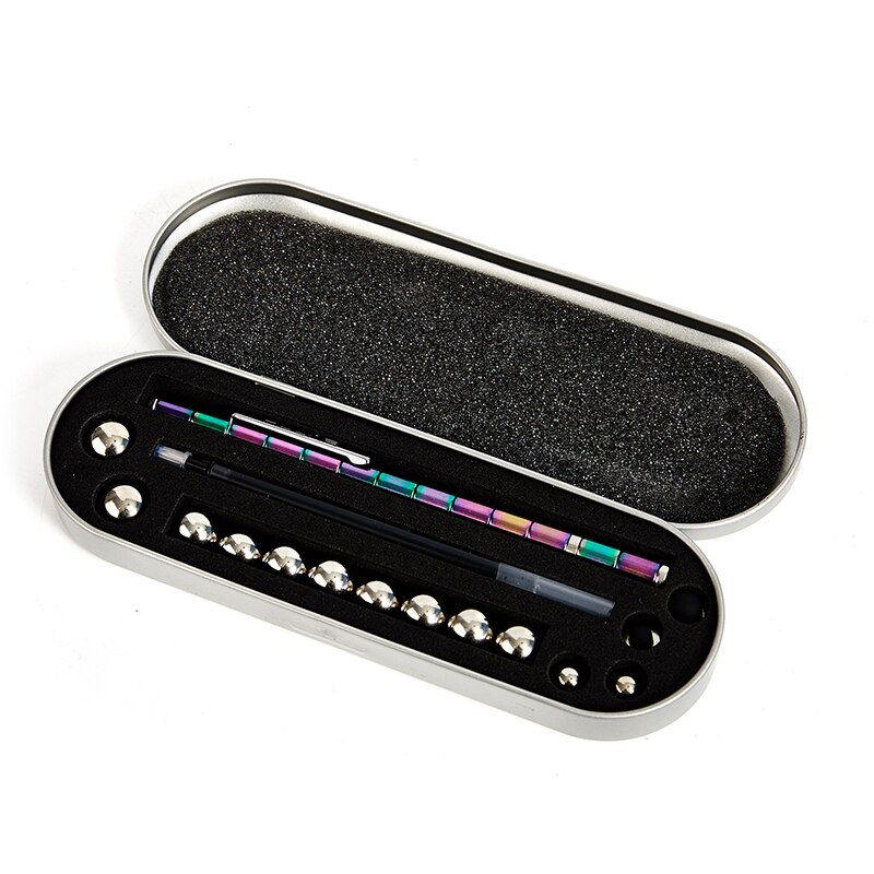 Metal Magnetic Pen Decompression Toy Gel Pen Multifunction Fidget Touch Pen School Office Writing Stationery: 4