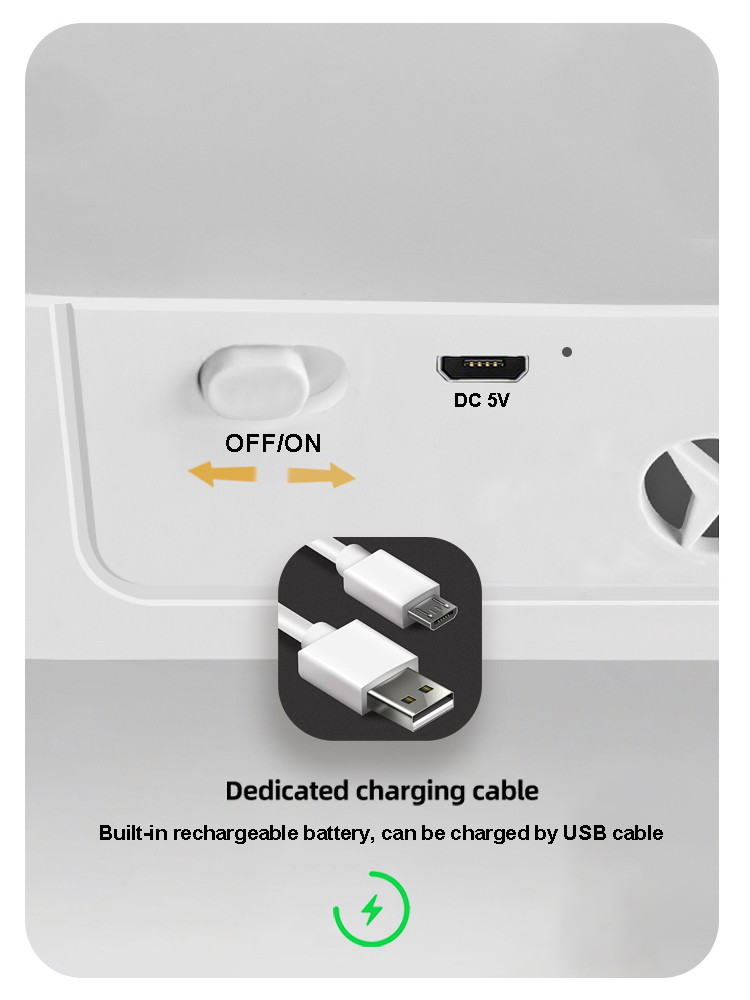Nachtlampje LED kastlamp met afstandsbediening, 3 kleuren van helderheidsregeling, nachtlamp met USB oplaadapparaat, magneetkastlamp voor naast het bed, de kast