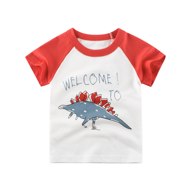 Kinder t-shirt voor jongens t-shirt dinosaurus katoenen topjes kinder t-shirts voor meisjes kinder jongen t-shirt verjaardag t-shirt: 9922 / 2t